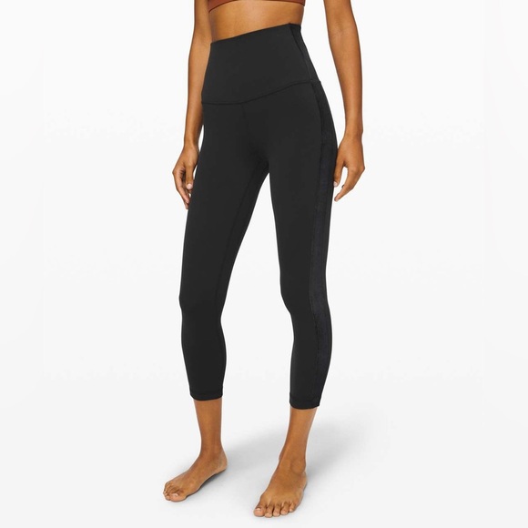 lululemon athletica Pants - Lululemon Align Super High-Rise Crop *Velvet
Black
